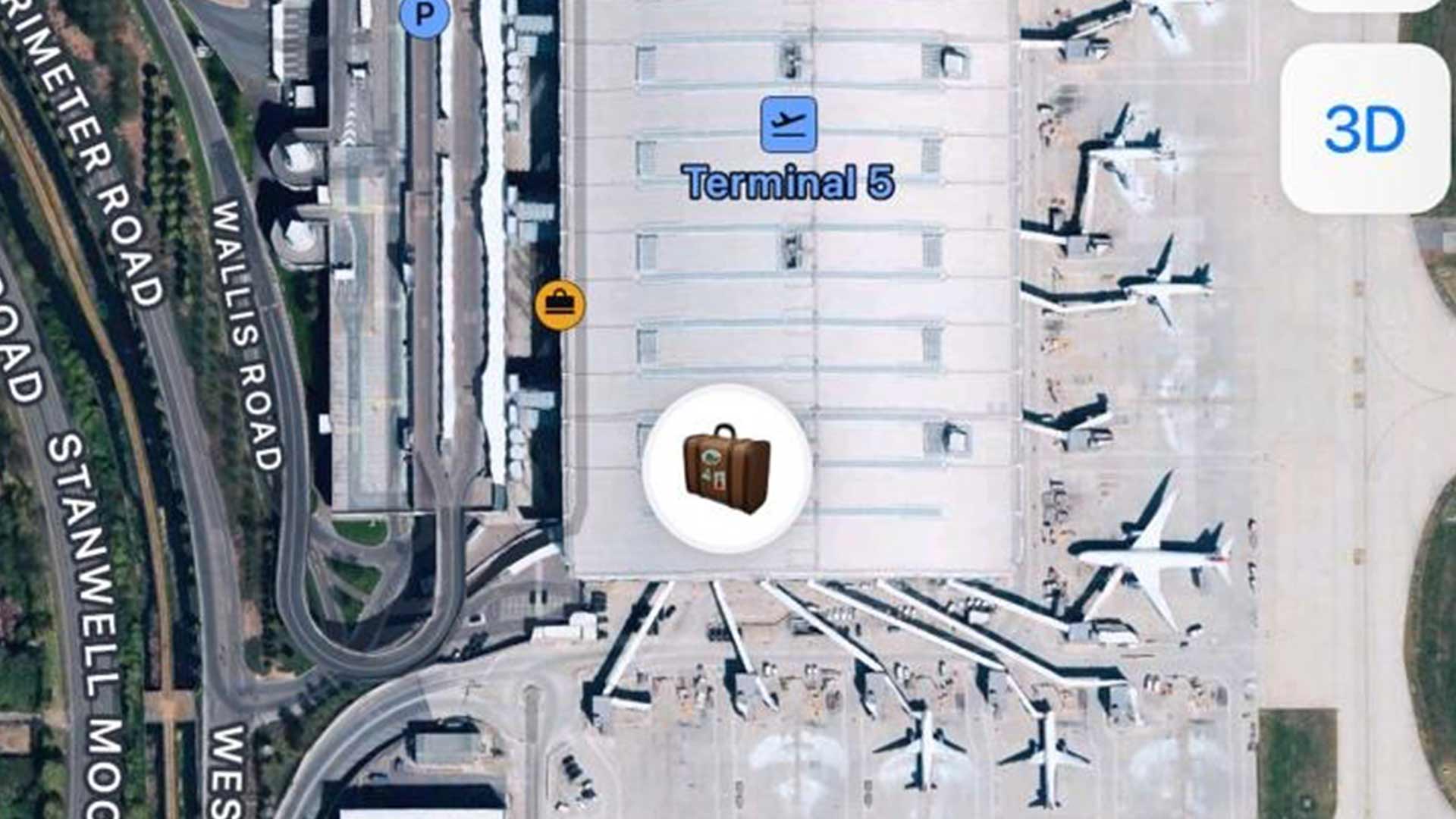 Find my suitcase airtag screenshot