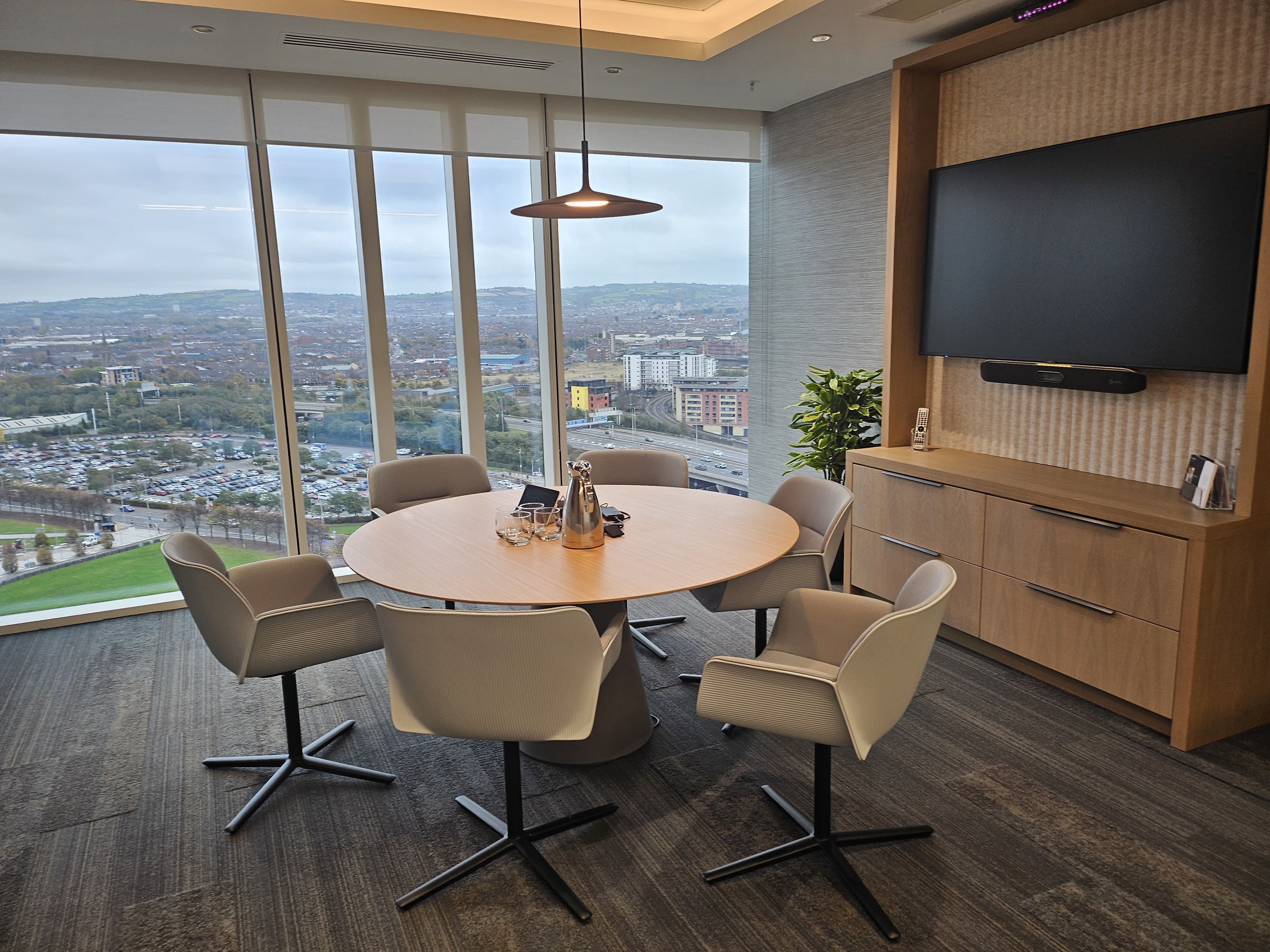 Meeting room in belfast office