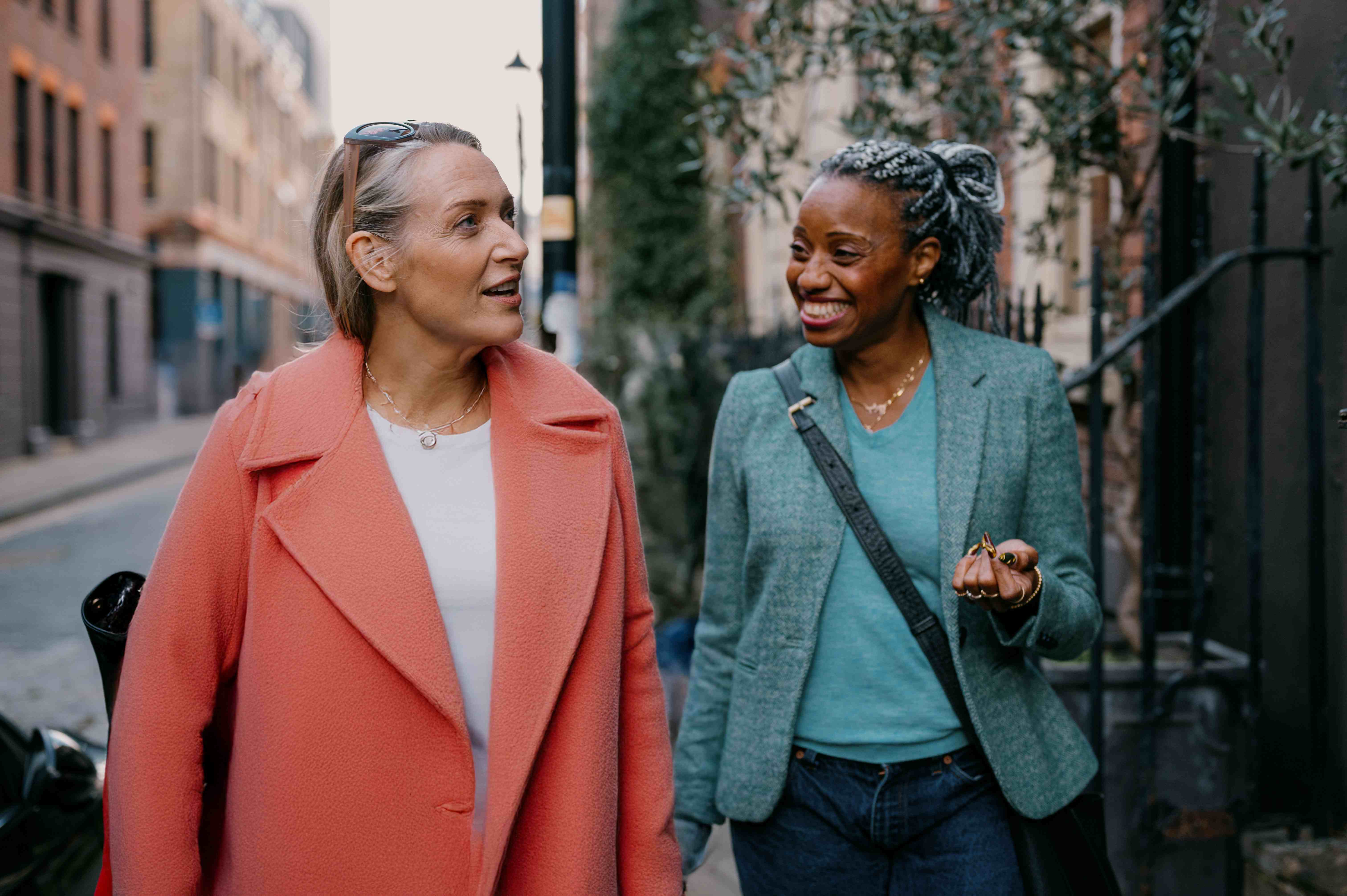 Pair of professional looking successful women