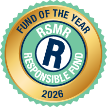The Fund of the Year badge from RSMR for Responsible Fund in 2026