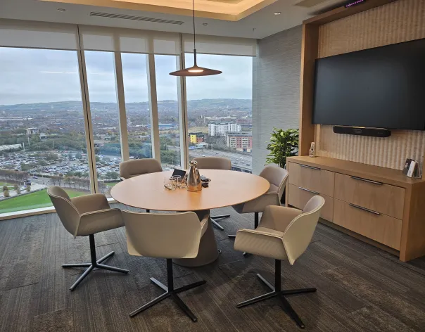 Meeting room in belfast office