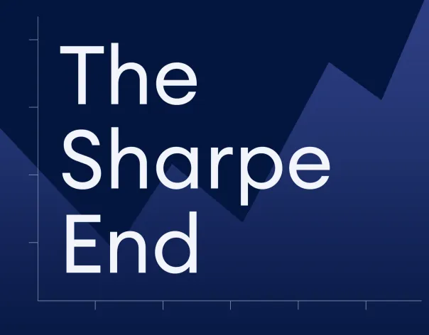 The logo of The Sharpe End podcast