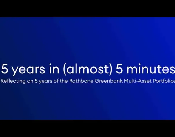 A video thumbnail with the text "5 years in (almost) 5 minutes" showing