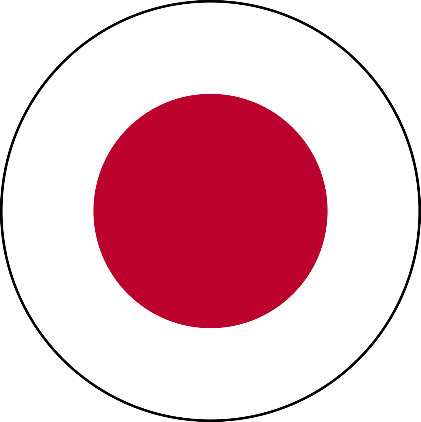 The flag of Japan