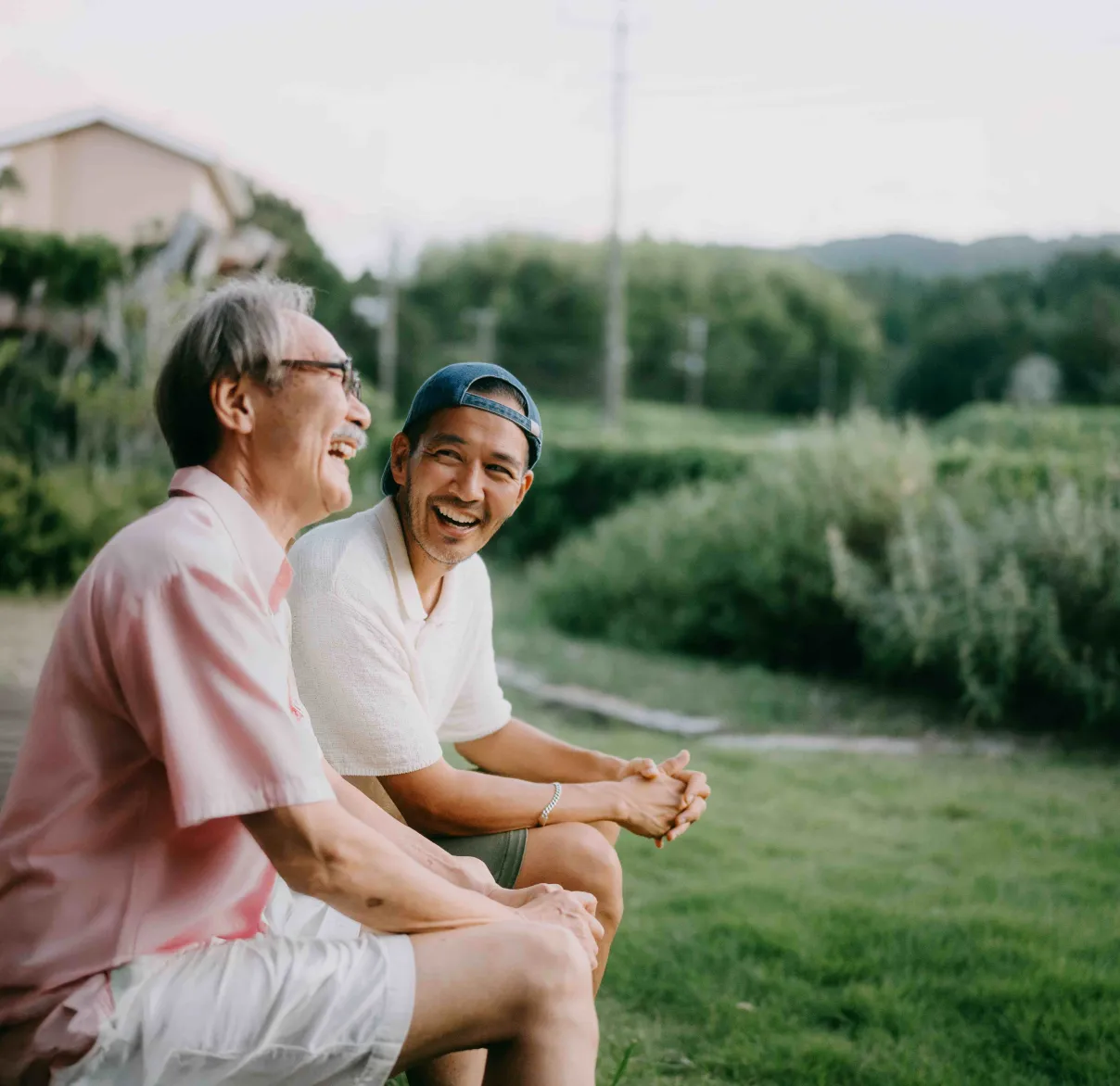 people on grass