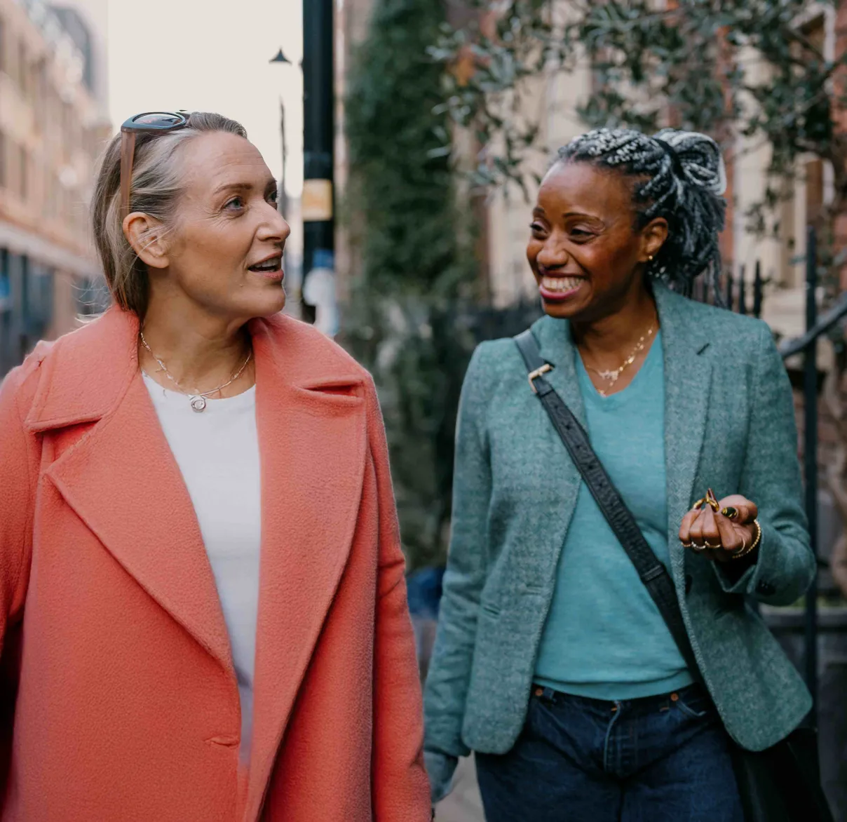 Pair of professional looking successful women