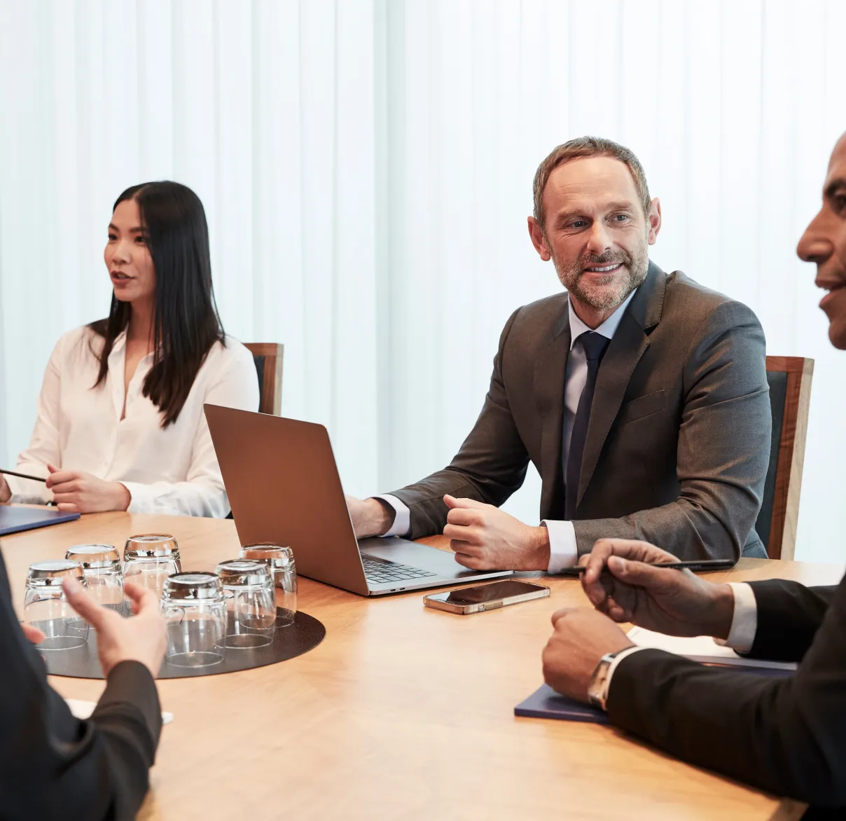 people around desk