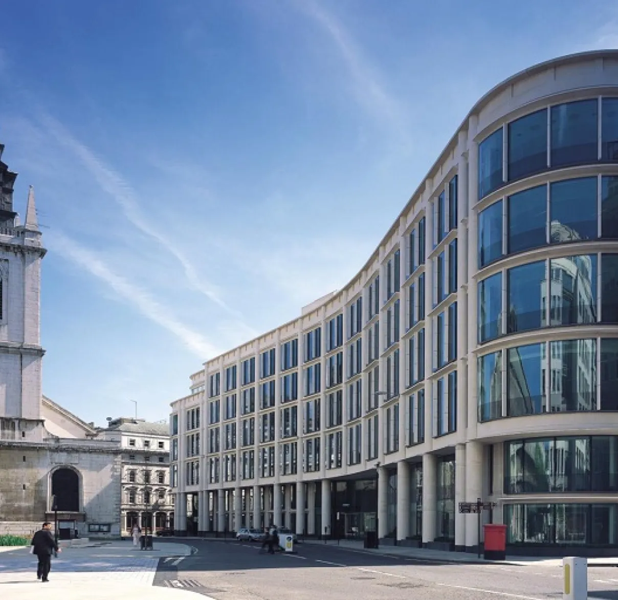 A view of the front of our head office at 30 Gresham Street, London EC2V 7QN