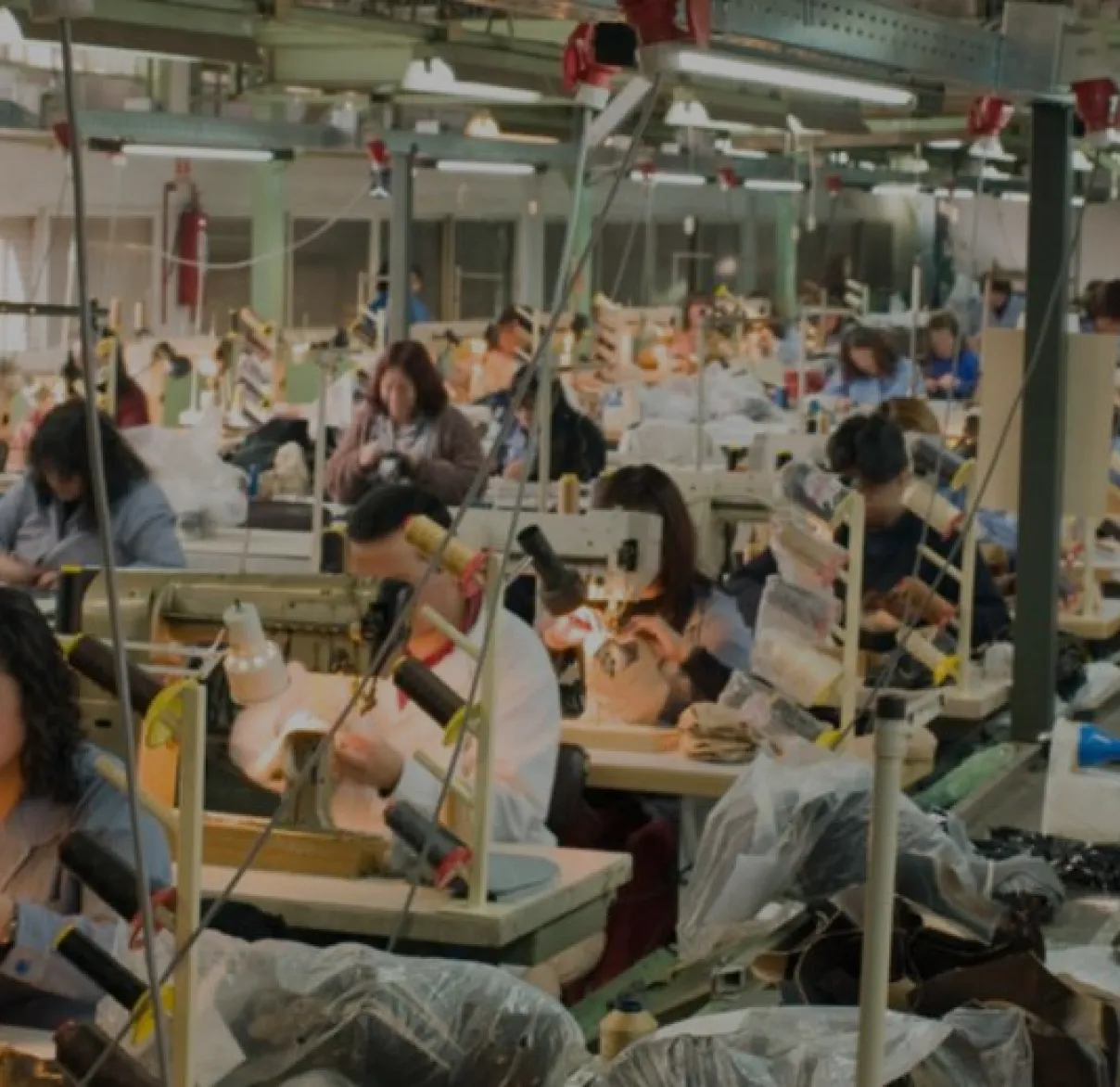 Packed factory