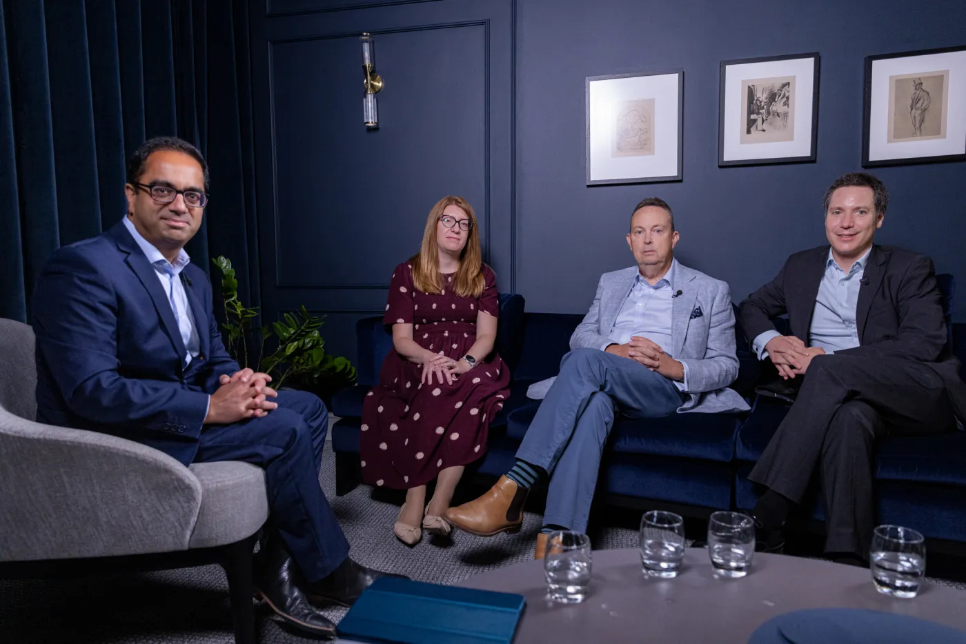 The panel of the 'Is AI in a bubble' webinar
