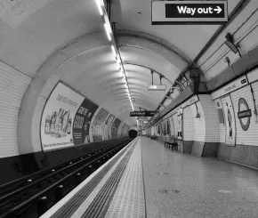 Empty tube platform