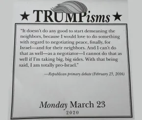 Calendar page