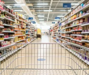 Supermarket aisle