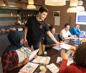 Students in a Money Ready classroom learning about financial education