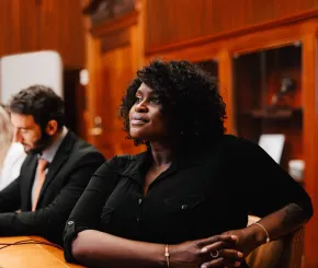 Business colleagues in a meeting