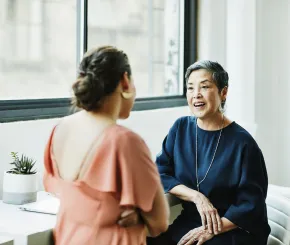 discussion between adviser and client