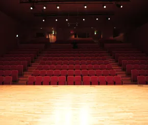 An image of an empty stage