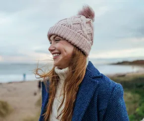 Woman on a beach