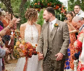 Couple getting married