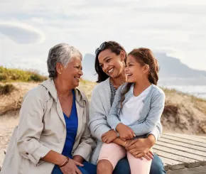 Multigenerational women family