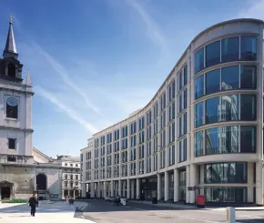 A view of the front of our head office at 30 Gresham Street, London EC2V 7QN