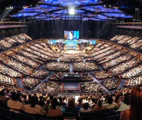 busy agm meeting conference centre