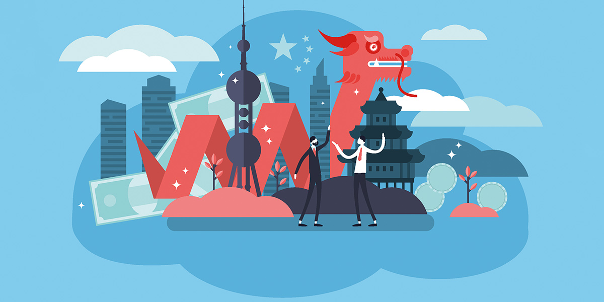 Chinese cartoon dragon