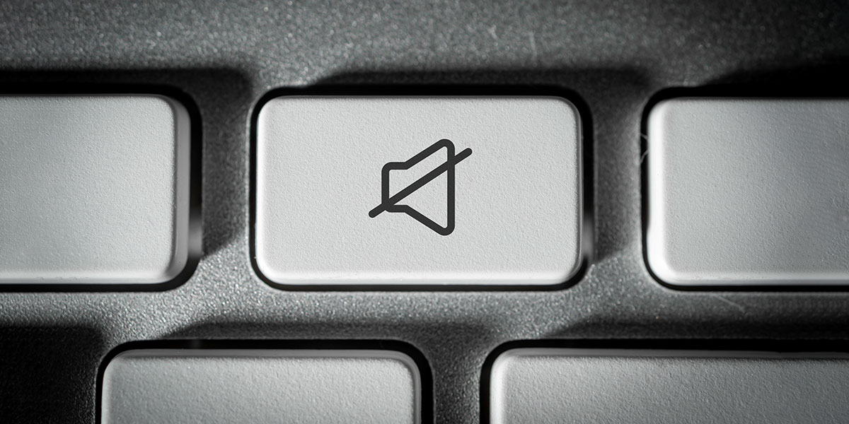Mute keyboard button