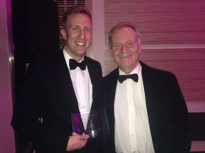 Charity investment manager award photo