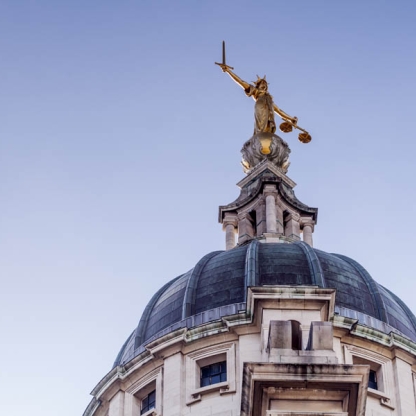 Lady Justice on The Old Bailey
